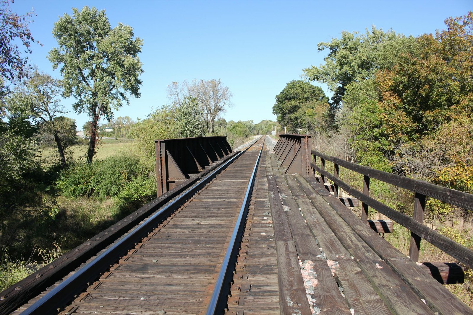 Looking east